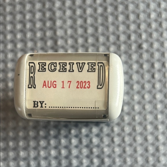 Received Date Stamp - Picture 1 of 6